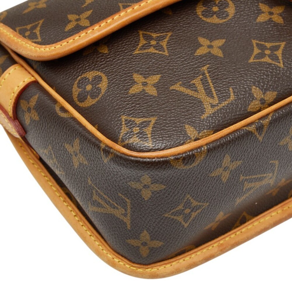 LOUIS VUITTON Brown Monogram Leather Shoulder Bag - Picture 6 of 13